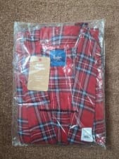 Image of Dressing Gown Deep Red Cotton Traders 3XL-4XL Long Sleeve Soft Touch BNWT