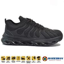 Image of MENS SHOCK ABSORBING STEEL TOE CAP SAFETY WORK HIKER SHOES BOOTS TRAINERS SIZE