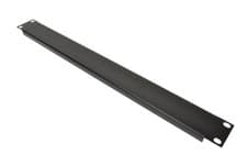 Image of 1 U 19” Blank Rack Panel With Black Finish