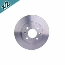 Image of HELLA Brake Disc Front Internally Vented Fits Hyundai i20 8DD 355 116-561