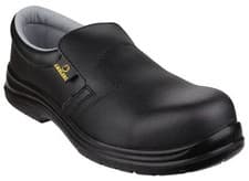 Image of Amblers Safety Black FS661 Metal Free Lightweight Slip on safety Shoes