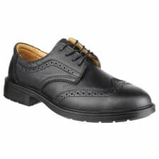 Image of Mens Amblers Brogue Safety Shoes Steel Toe Lace-up Slip Resistant UK Sizes 6-14
