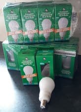 Image of 2 X BELL GLS BULBS 20W BC/B22 220-240V 2700K COMPACT FLUORESCENT LAMPS