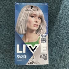 Image of Schwarzkopf Live Intense Colour B15 Platinum Blonde Permanent Hair Dye