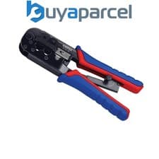 Image of Knipex 97 51 10 SB Crimping Pliers for RJ11/12 RJ45 Western Plugs KPX975110