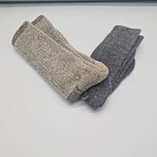 Image of Merino Wool Blend Hiker Sock 2 Pack Gray - Read Description