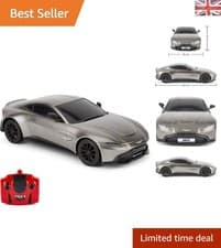Image of Aston Martin Vantage 1:24 Scale Remote Control Car - Spring Suspension System