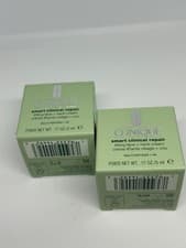 Image of Clinique Smart Clinical Repair Face & Neck Cream 5ml x2 New fast post ❤️❤️❤️❤️❤️