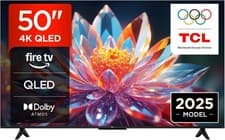 Image of TCL 50T6C-UK 50” QLED 4K HDR TV, Fire TV (Smart TV with Dolby Vision & Atmos,