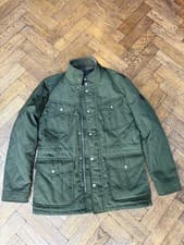 Image of Hackett London Men's New Fenton Jacket Olive Insulated Quilted Size M