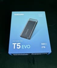 Image of Samsung T5 Evo Portable SSD 2TB storage drive 460 MB/s Brand New Sealed box