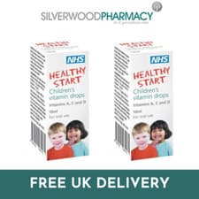 Image of 2x Healthy Start Vitamins A, C , D Drops 10ml for Babies and Toddlers