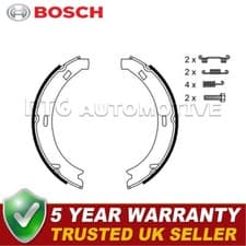 Image of Bosch Rear Hand Brake Shoes Set Fits Mercedes C-Class CLK SLK + Other Models #2