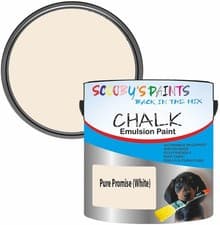 Image of Pure Promise (White) Chalk Paint Furniture Wall Chalky Shabby Chic Matt