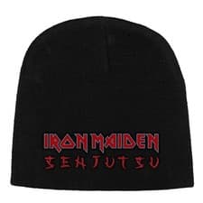 Image of Iron Maiden Senjutsu Black Beanie Hat OFFICIAL
