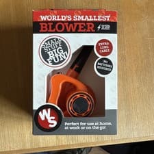 Image of Worlds Smallest Dust Blower Desk Top Novelty Gadget Kids Gift Toy Fun Blow