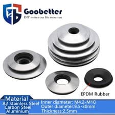 Image of Bonded Sealing Washers EPDM Rubber Waterproof M4.2-M10 A2/Carbon Steel/Aluminium