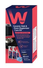 Image of Wpro KCU200 Ceramic Hob & Oven Care Kit | Universal Cleaner & Microfibre Cloth