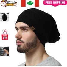 Image of All-Season Slouchy Beanie - Soft, Warm & Trendy Knit Hat for Every Activity