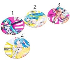 Image of One x Vocaloid Hatsune Miku Individual Large Metal Pin Badge: UK: 58mm/5.8cm