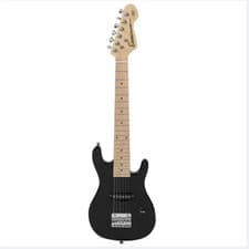 Image of Encore 1/2 Size Electric Guitar Pack Black Kids Beginner Instrument Amp Strap