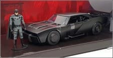 Image of Jada 1/24 Scale Diecast 32731 - The Batman Batmobile & Batman Figure - Black