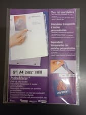 Image of Avery Indexmaker Clear Tab Dividers 1-5 L7410-5