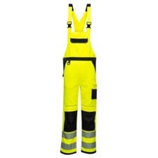 Image of Portwest PW3 Hi-Vis Bib and Brace Orange/Black or Yellow/Black S-3XL