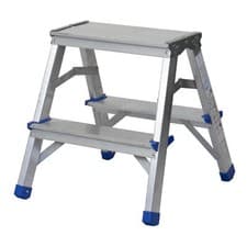 Image of Drabest Aluminium Double Sided Step Ladders 2 - 8 Tread