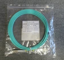 Image of New OM3 Multimode Duplex 50/125um LC To LC Aqua LSZH Fiber Optic 3M Patch Cable
