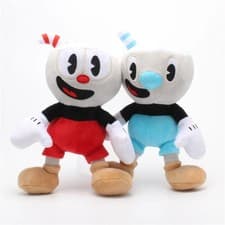 Image of 25cm Cartoon Game Style Plush Toy Cute Cup Character Stuffed Doll Gift for Kids