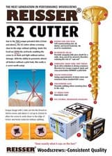 Image of REISSER CUTTER SCREWS WOOD SCREWS ALL SIZES ALL NEW QUALITY