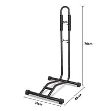 Image of Bike Stand Floor Vertical MTB Parking Rack Bicycle Storage Steel Holder 12-29"