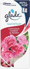 Image of 12 x Glade Touch & Fresh Refill Air Freshener - Cherry and Peony, 10ml