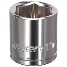 Image of Siegen Walldrive Socket 17mm 3/8"sq Drive