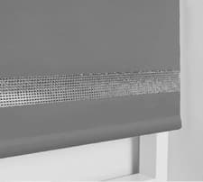 Image of THERMAL BLACKOUT DIM OUT ROLLER BLIND – DIAMOND TRIM, EASY FIT, CHILD SAFE