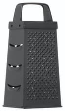 Image of KitchenCraft Black Non-Stick 17cm Four Sided Box Grater