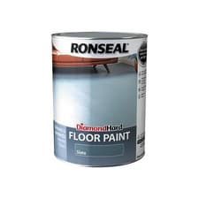 Image of Ronseal Diamond Hard Floor Paint Satin Slate 5 litre
