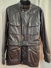 Image of Belstaff gold label mens wax jacket size M