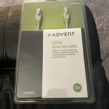 Image of ADVENT Cat 5e Ethernet Cable - 10 m - New RJ45 Male To Male Connection 100MHZ