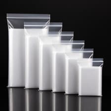 Image of GRIP SEAL BAGS Self Resealable Clear Polythene Poly Plastic Zip Lock All Sizes