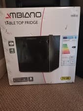 Image of Ambiano black table top fridge 46L