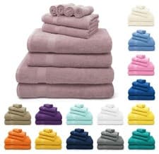 Image of 100% Egyptian Cotton Super Soft Towels 600gsm Combed Towel Hand Bath Sheet