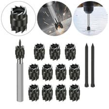 Image of 13Pcs Double Sided 3/8" Spot Weld Cutter Drill HSS Tool Kit Bit Remover Welder