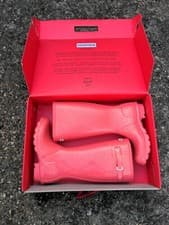 Image of Hunter wellies original kids starcloud rhythmic pink (glitter)