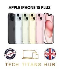 Image of Apple iPhone 15 Plus 128GB 256GB Unlocked PRISTINE CONDITION A+++ 💯 BH 🔋