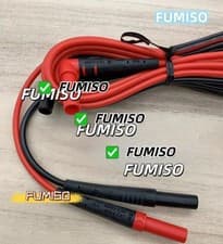 Image of 1pc Fluke TL224 SureGrip Silicone Test Leads Multimeter Silicone Extension Cable