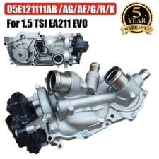 Image of Water Pump for VW Skoda Seat 1.5 TSI EA211 EVO A1 A3 Golf Leon Polo 05E121111AB