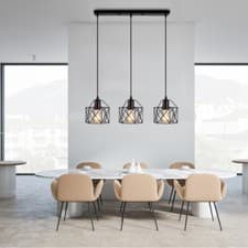 Image of 3 Way Vintage Retro Industrial Ceiling Pendant Cluster Pendant Light Chandeliers