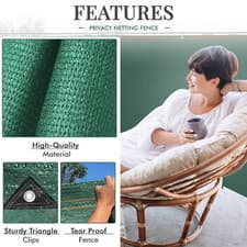 Image of Privacy Screen Netting 95% Garden Screening Fencing Windbreak Fence Shade Net